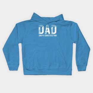 Dad Under Construction Kids Hoodie